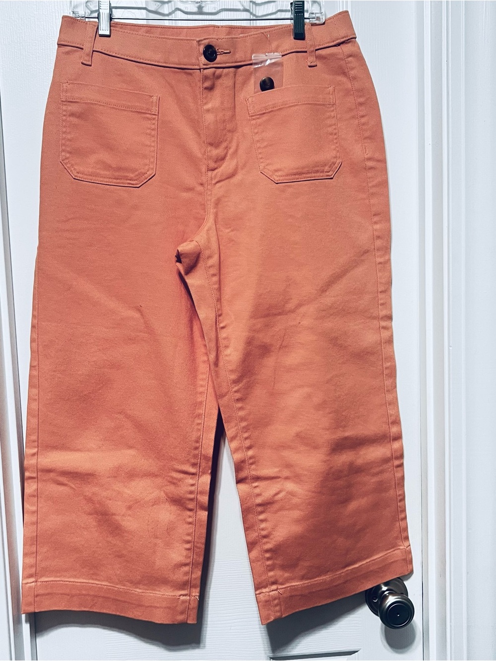 D & Co Denim & Co, Wide-Leg Crop Pants